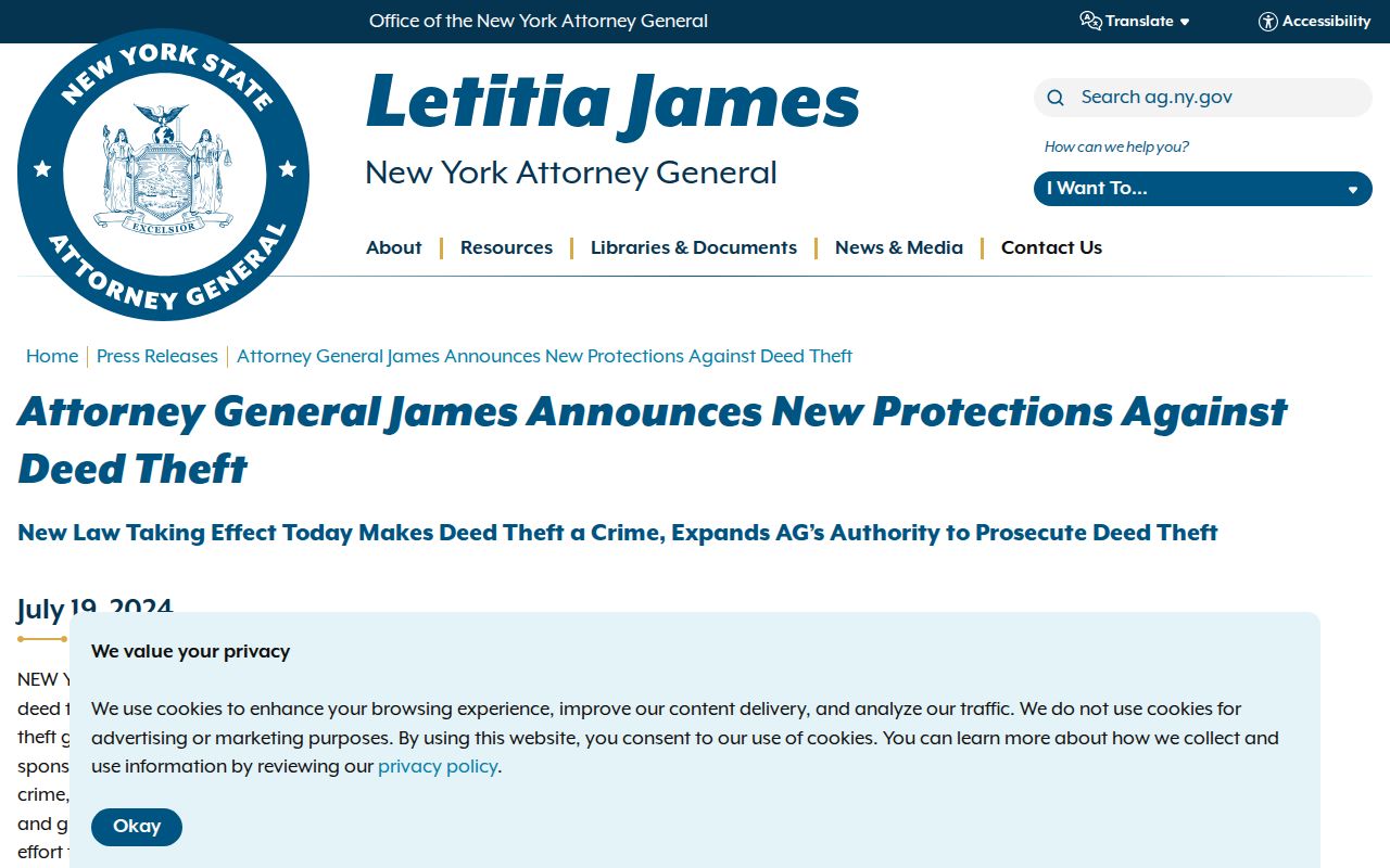 Southampton neighbors reference for New York Attorney General deed-theft protections