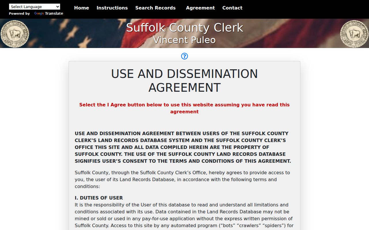 Southampton previous residents Suffolk County Clerk public document kiosk