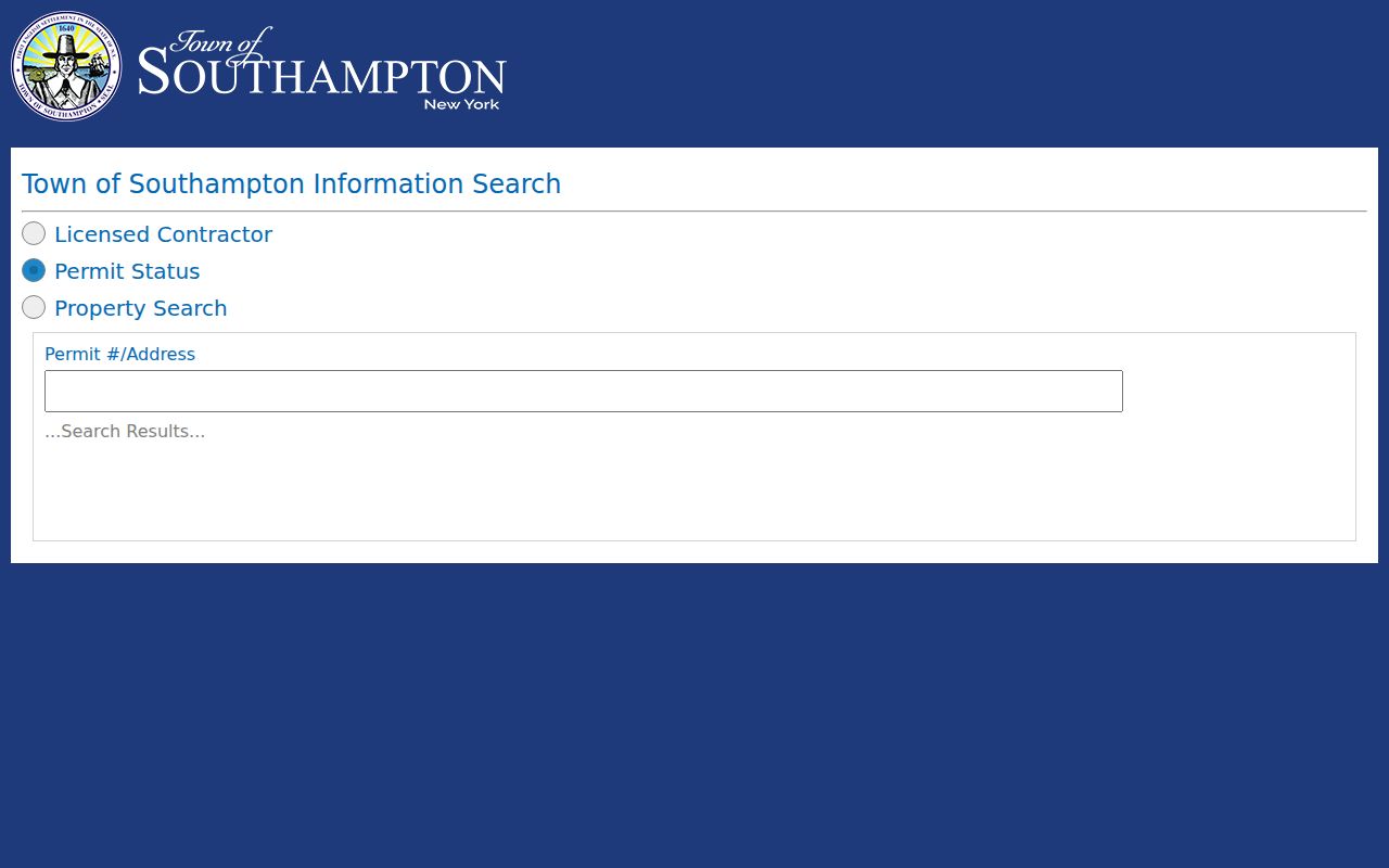 Southampton street directory ePermit property and address lookup